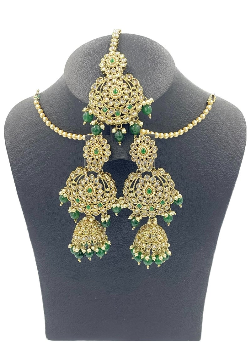 GOHONA - GOHONA Bollywood Style Indian Traditional Jhumka Earring for Women - Image 1