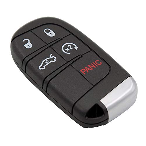 Keyless2Go Replacement for 5 Button Proximity Smart Key Dodge Chrysler M3N-40821302 (Sedan) - Image 2