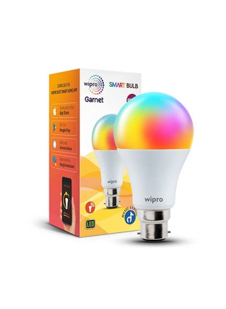 wipro NS9400 9Watt B22 WiFi Smart LED Bulb with Music Sync Compatible with Alexa and Google Assistant Warm WhiteNeutral WhiteWhite Standard - pzsku/ZED00AA190072AC95ACD9Z/45/1748263979/44d3b5e6-c4de-4db4-9b1d-849b0f1e605e