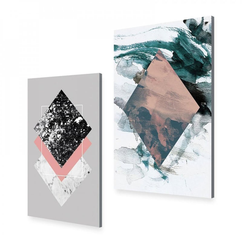 ماركتنا لوحة قماشية ثنائية بتصميم مودرن - Image 2