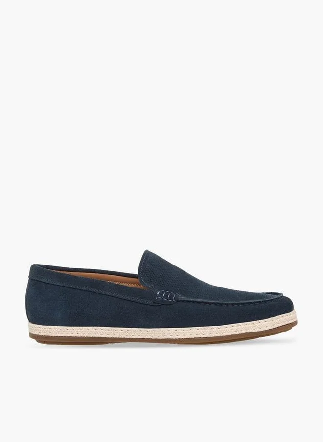 دوتشيني Men Leather Espadrille Loafers