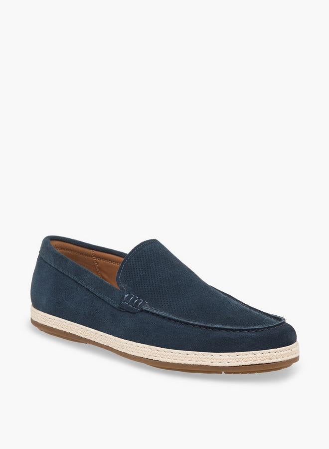 DUCHINI Men Leather Espadrille Loafers - Image 2