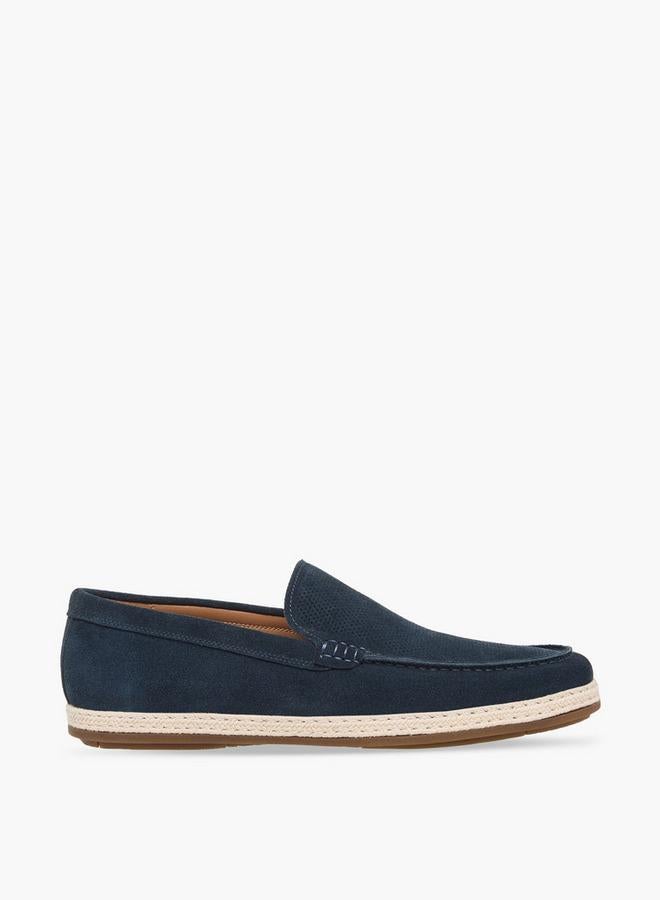 DUCHINI Men Leather Espadrille Loafers - Image 3