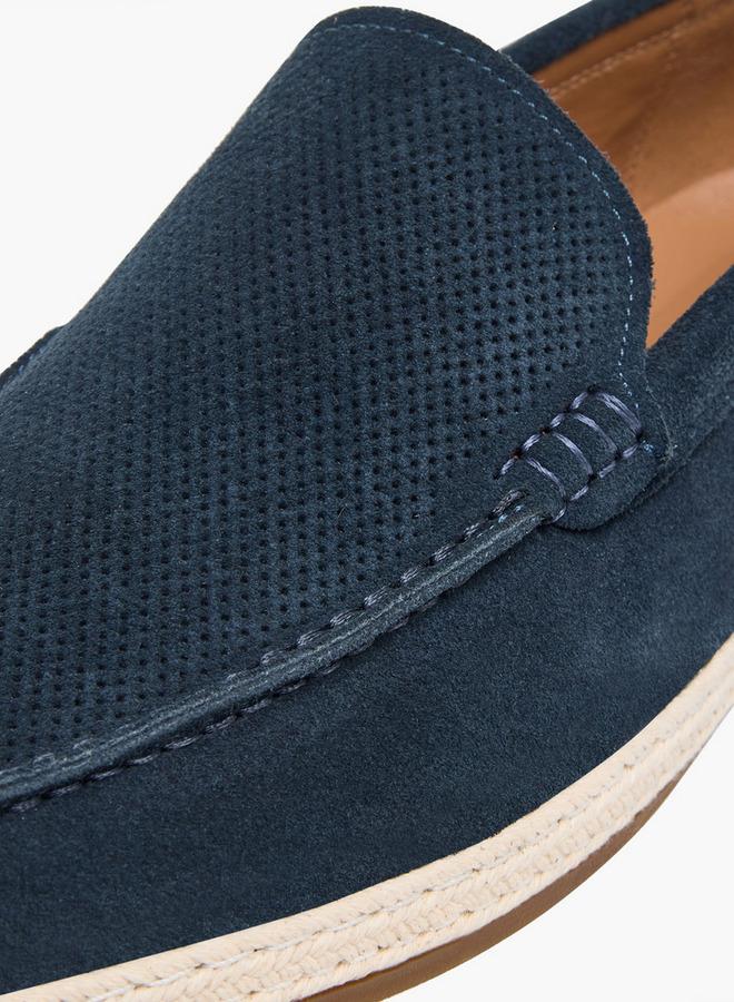 DUCHINI Men Leather Espadrille Loafers - Image 4