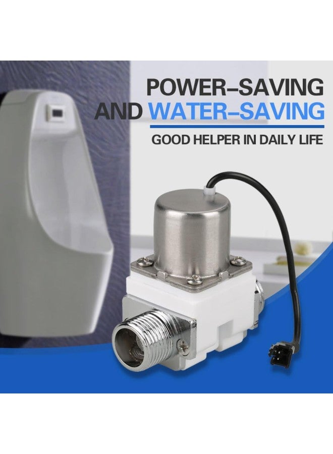 Water Solenoid Valve, DC 4.5V 1/2 Plastic Solenoid Valve, for Automatic Switch Control of Sanitary Ware, Water Control System, Garden Irrigation System 