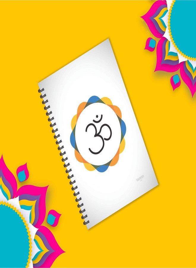 ESCAPER Circle Om Diary, Ruled - A5 Size - 8.5 x 5.5 inches Meditation Diary, God Diary, Devotional Diary, Diary Notepad, Diary for Office, Diary for Gift - Image 5