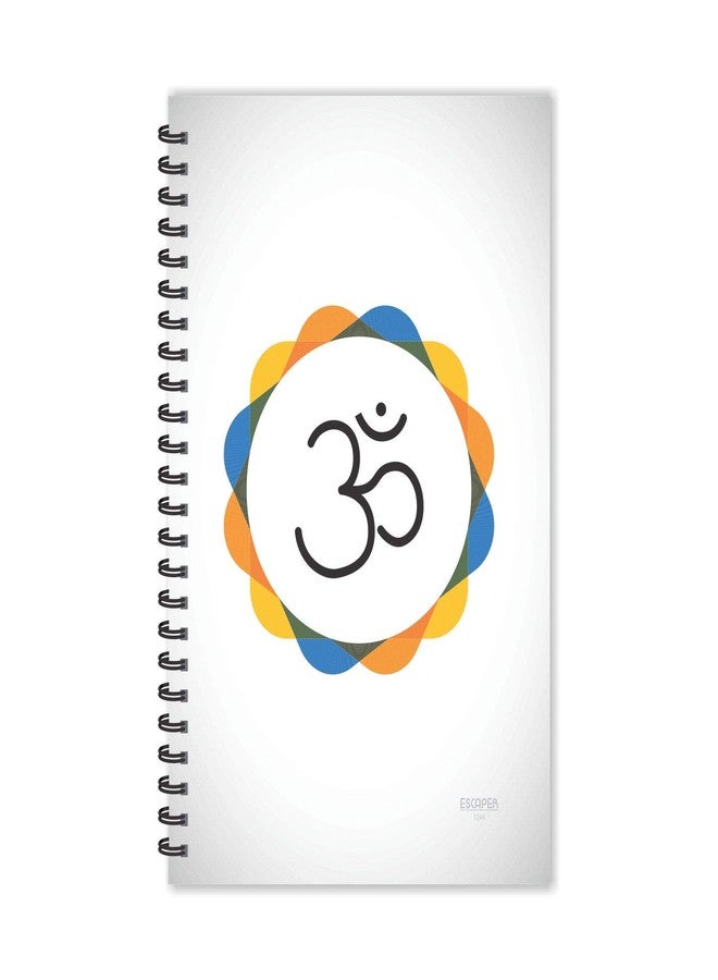 ESCAPER Circle Om Diary, Ruled - A5 Size - 8.5 x 5.5 inches Meditation Diary, God Diary, Devotional Diary, Diary Notepad, Diary for Office, Diary for Gift - Image 1