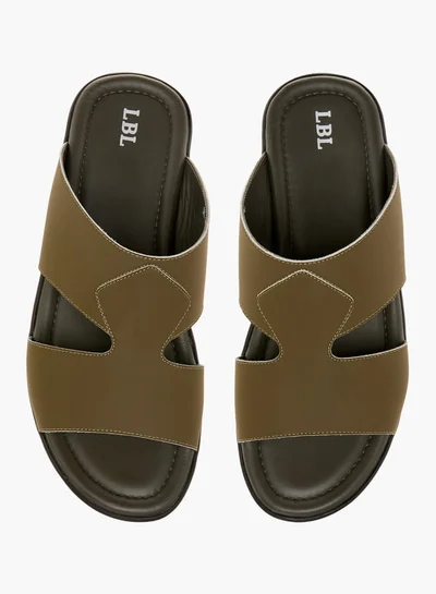 LBL by Shoexpress Men Cutout Detail Slip-On Arabic Sandals