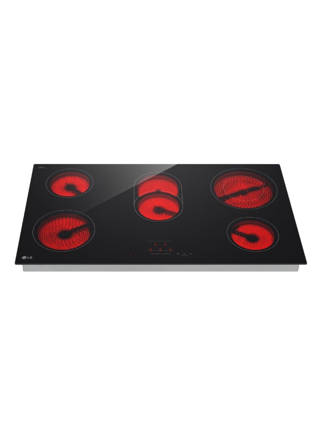 LG Built-In Radiant Cooktop, 90 cm, 5 Burners, Ceramic Glass, Black CE5Z3625BN black - Image 3