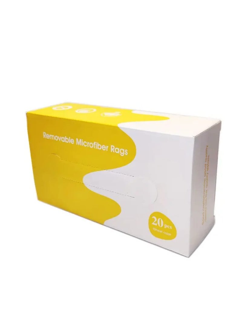 20 قطعة قماش للتنظيف مايكروفايبر فاخر ، مناديل قابلة لإعادة الاستخدام، فوطة ، منتجات العناية بالسيارات، سهلة - Image 3