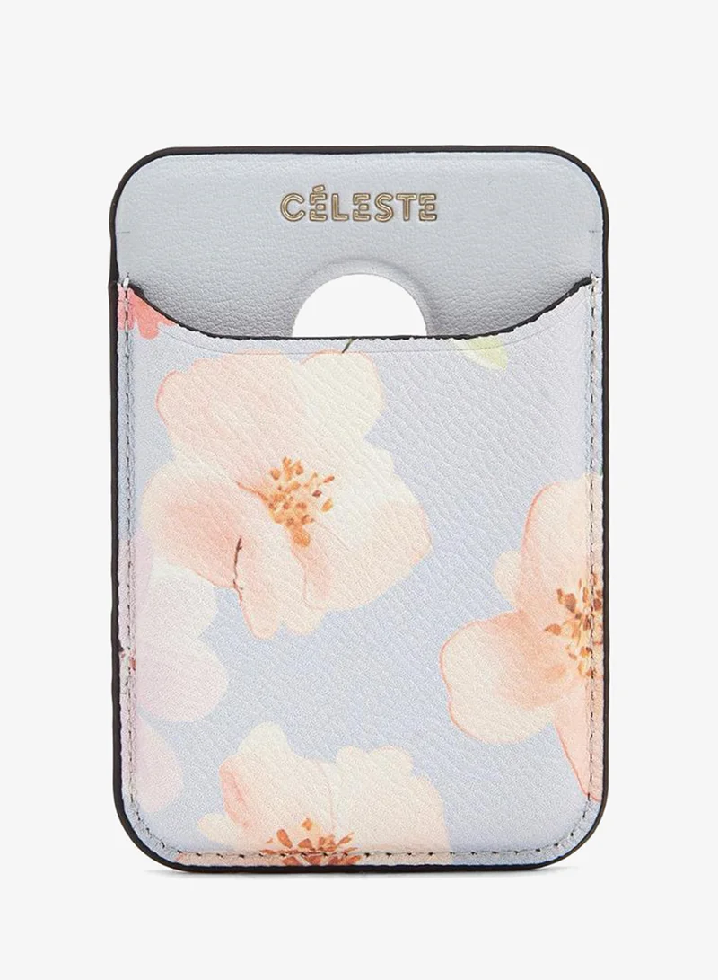 سيليست Floral Print Card Holder