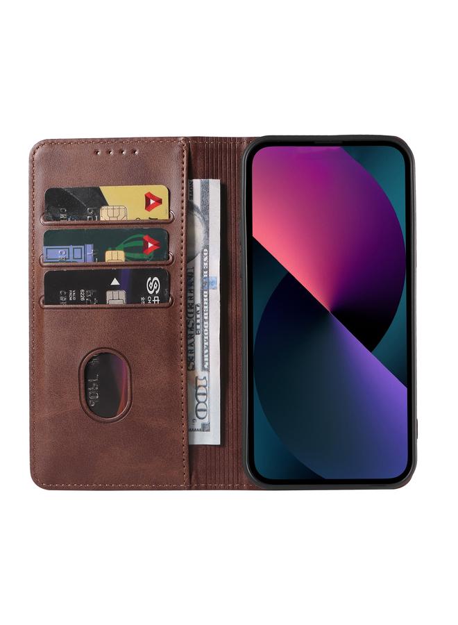 S-TOP Case For Samsung Galaxy A22 5G Calf Texture Magnetic Flip Leather Phone Case - Image 3