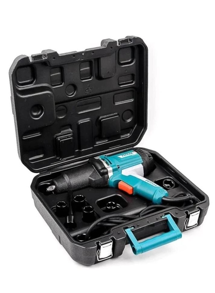 TOTAL Electric drill,1/2 inch, with a capacity of 1050 watts , 550N with extension and 6 socket bits - Image 2