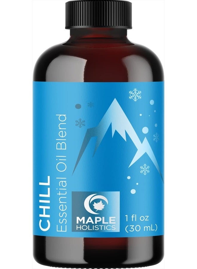 Maple Holistics Mint Essential Oil Blend for Diffuser - Refreshing Mint Oil Diffuser Essential Oils with Cooling Peppermint Spearmint Bergamot and Eucalyptus Oils - Pure Aromatherapy Oils for Diffuser Mint Blend - Image 1