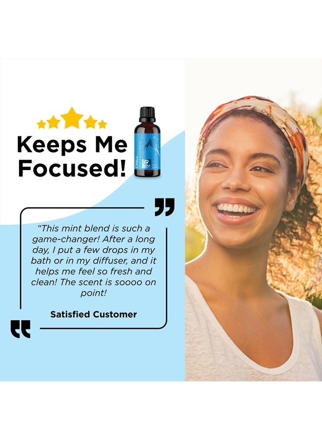 Maple Holistics Mint Essential Oil Blend for Diffuser - Refreshing Mint Oil Diffuser Essential Oils with Cooling Peppermint Spearmint Bergamot and Eucalyptus Oils - Pure Aromatherapy Oils for Diffuser Mint Blend - Image 5