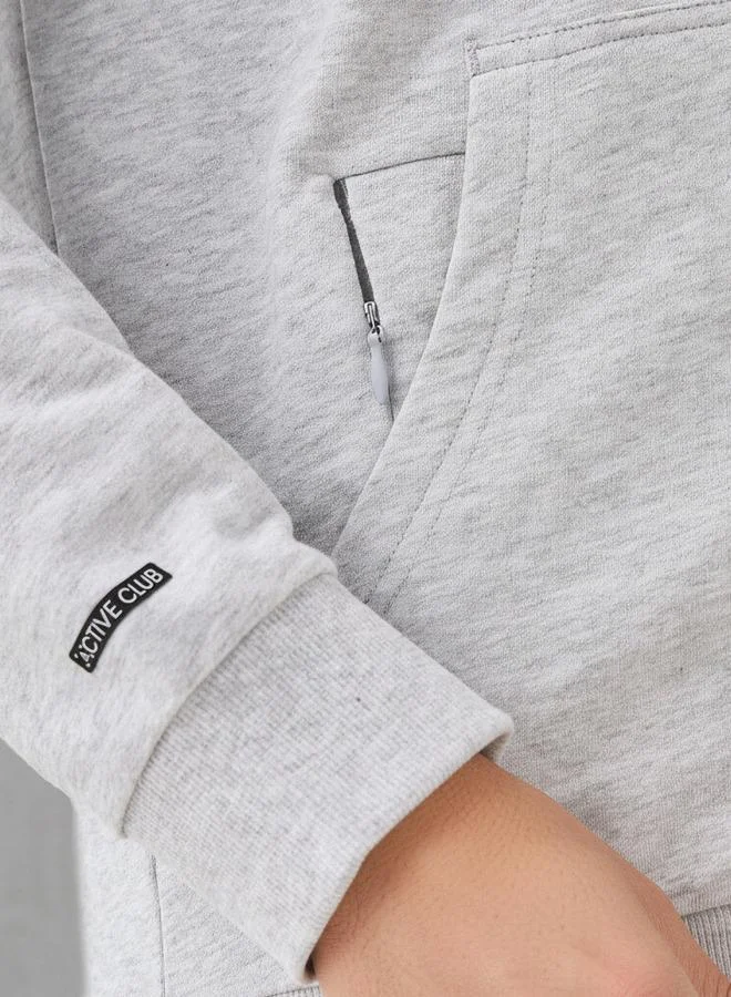 Splash Active GREY Men Regular Fit Hoodie for Men | Best Price UAE