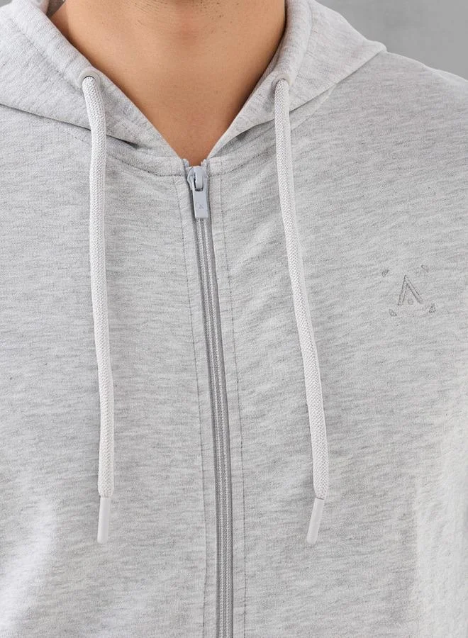 Splash Active GREY Men Regular Fit Hoodie for Men | Best Price UAE