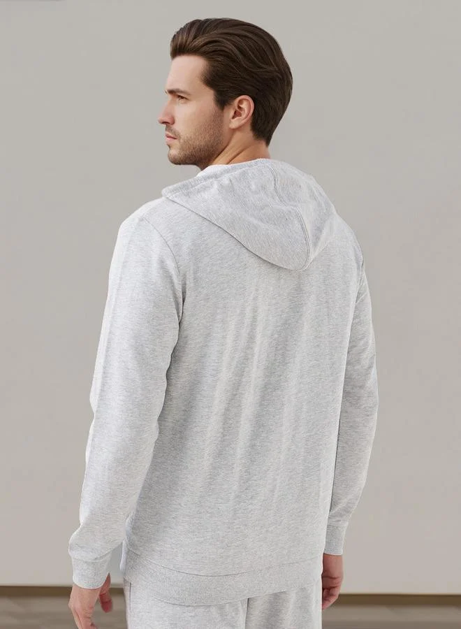 Splash Active GREY Men Regular Fit Hoodie for Men | Best Price UAE