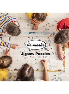 Re-Marks Re-marks Cat Postage-Stamp Collage Puzzle, 500-Piece Puzzle for All Ages  - Image 5