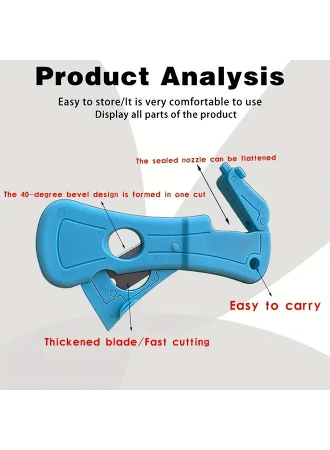 1pc Manual Sealant Nozzle Cutter Heavy Duty Plastic Metal Multi Functional Trimmer - Image 5