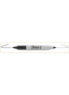 Sharpie Twin Double Tip Permanent Marker Black 