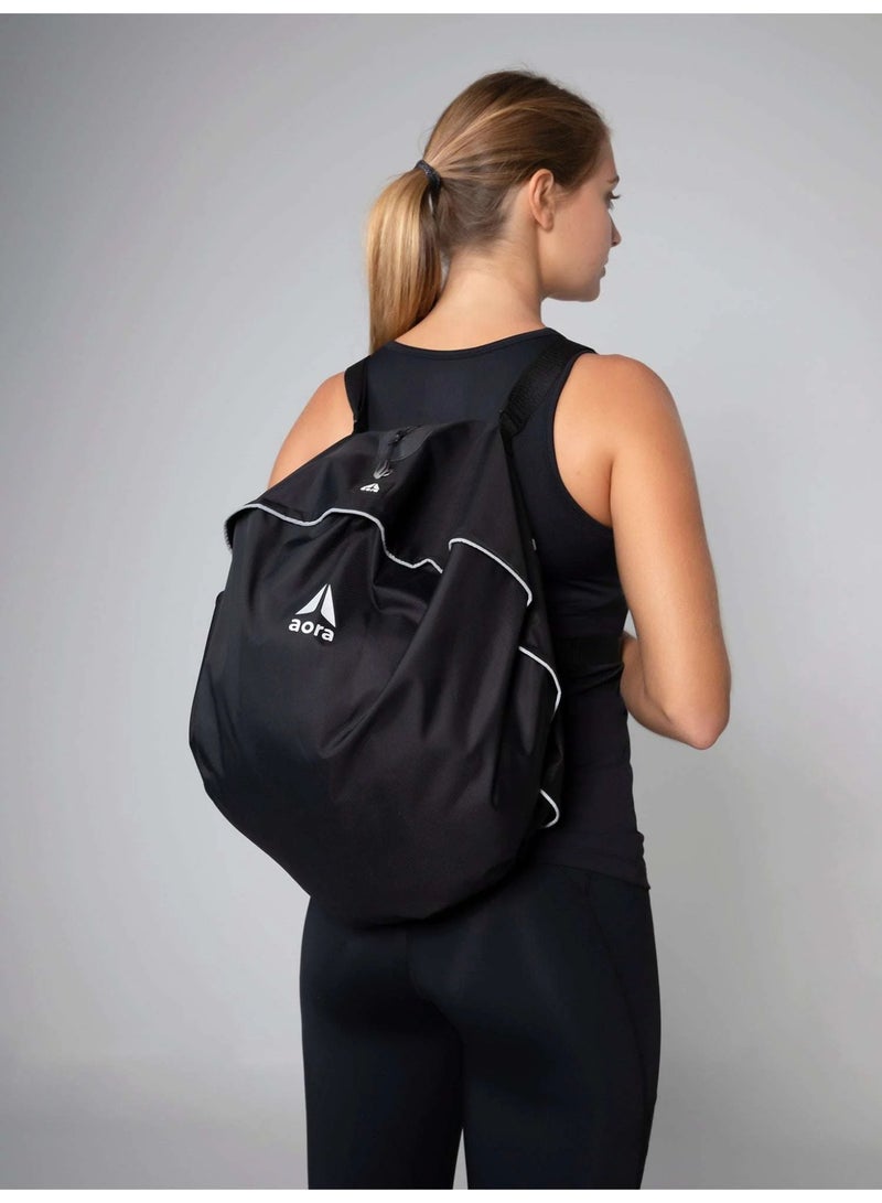 AORA Sphere Gym Bag – Premium Water-Resistant Large Capacity Sports Tote with Multi-Pockets, Lightweight Fitness & Travel Bag for Women & Men – Black - Image 3