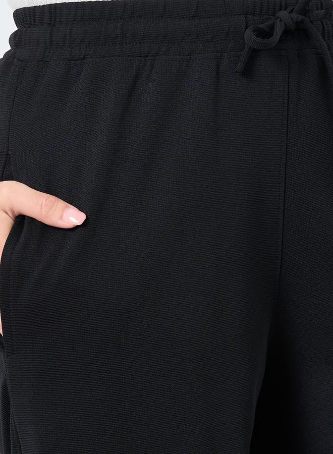 Styli Wide Leg Jogger Pants with Side Slit Casual Loose Fit Lounge Sweatpants for Women Everyday Wear Home Use - Image 3