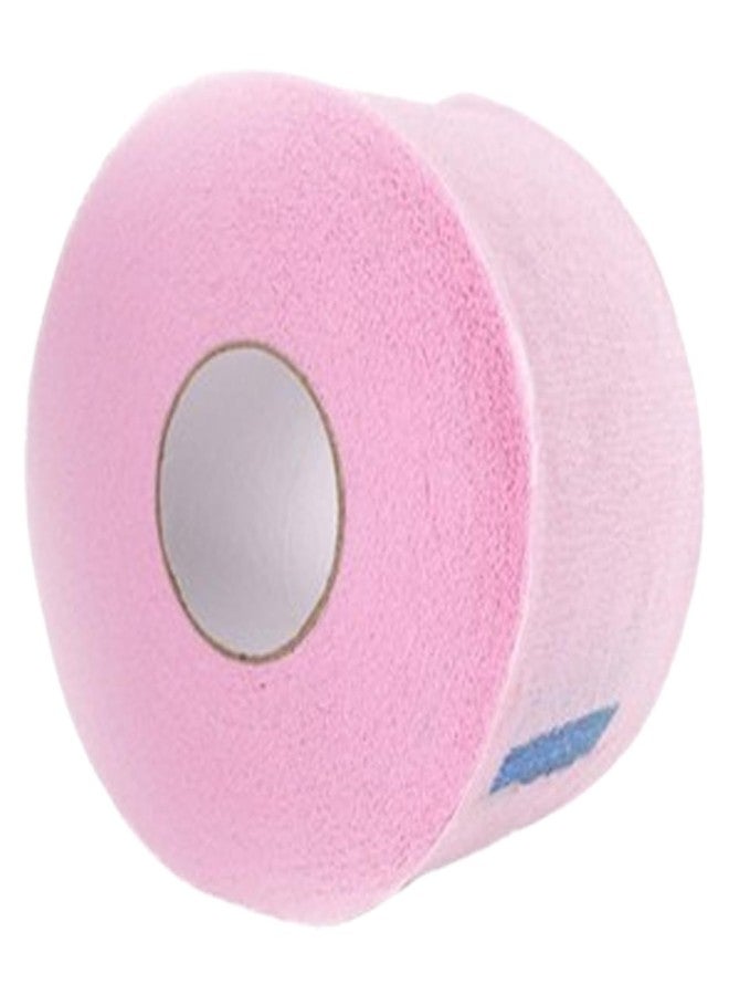 LJJCSFF 1 Roll Barber Paper Neck Strips for Hair Cutting Tissue Neck Wraps Barber Neck Bands Haircut Styling Tool Barber Accessories Pink - Image 1