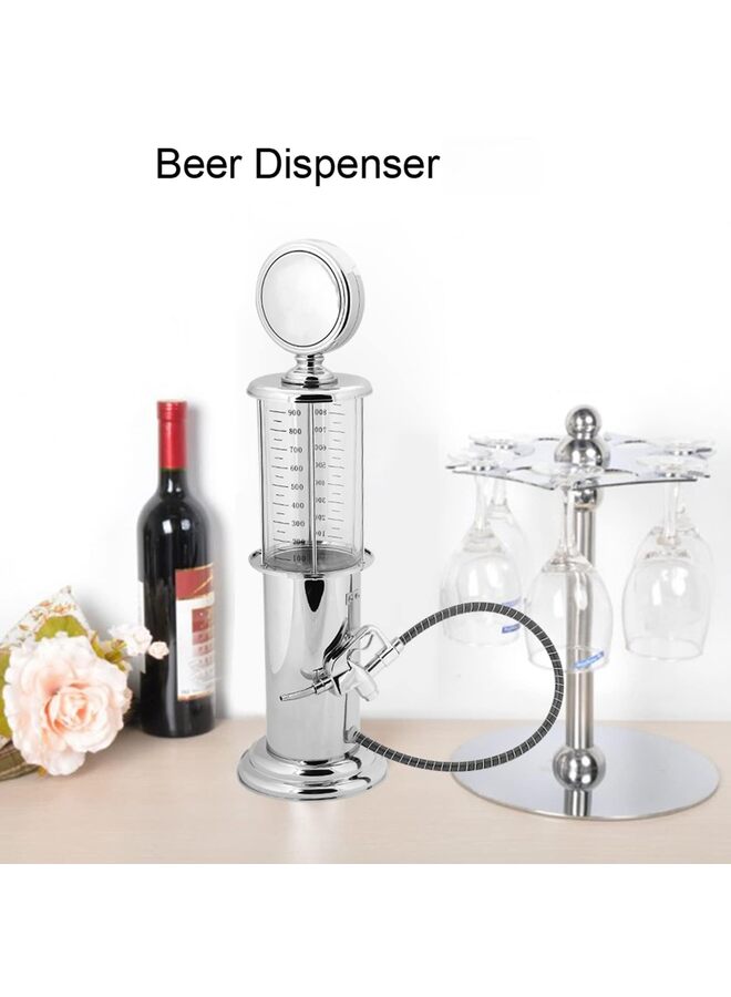 عام موزع مشروبات بمضخة للبار المنزلي | قارورة مشروبات بلاستيكية حمراء عتيقة الطراز، سعة ٣٠ أونصة، لتزيين كهف الرجل | موزع مشروبات للويسكي الاسكتلندي، والفودكا، والكوكتيلات، والمشروبات غير الكحولية، وغيرها - Image 5