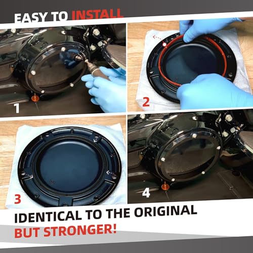 SyunsXoon 17369-06 Derby Cover Gasket, Rubber Clutch Cover O-Ring Gaskets Replacement for Harley 2007-2017 FLH, FLT, FXST, FLST, FXD and 2006-2017 FXD Models - Image 5
