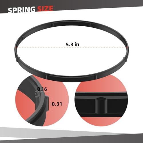 SyunsXoon 17369-06 Derby Cover Gasket, Rubber Clutch Cover O-Ring Gaskets Replacement for Harley 2007-2017 FLH, FLT, FXST, FLST, FXD and 2006-2017 FXD Models - Image 2