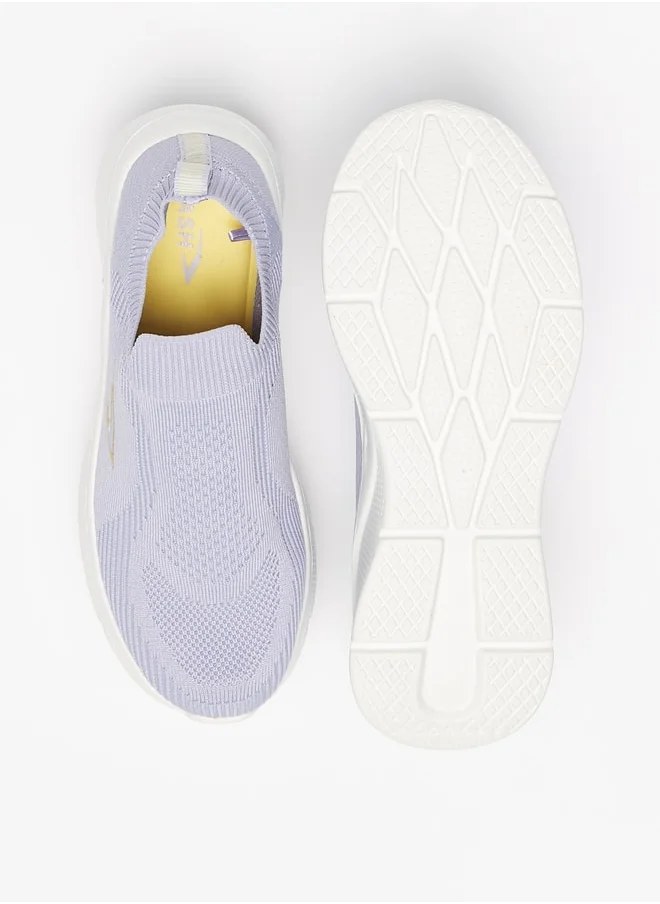 Dash Girls Textured Slip-On Sports Shoes