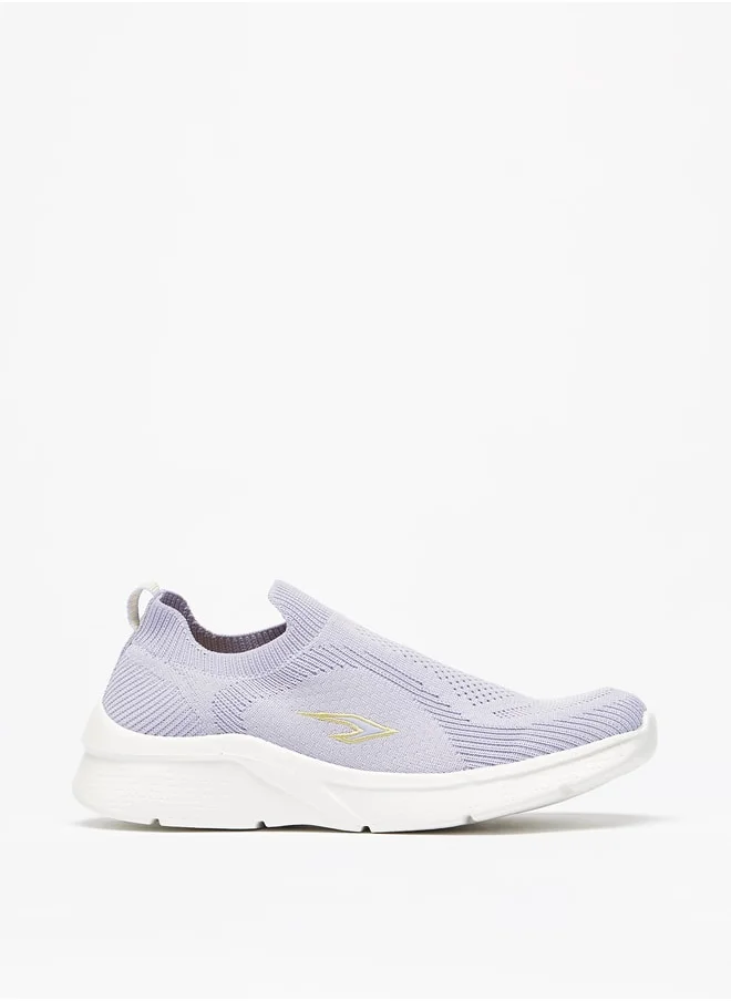 Dash Girls Textured Slip-On Sports Shoes