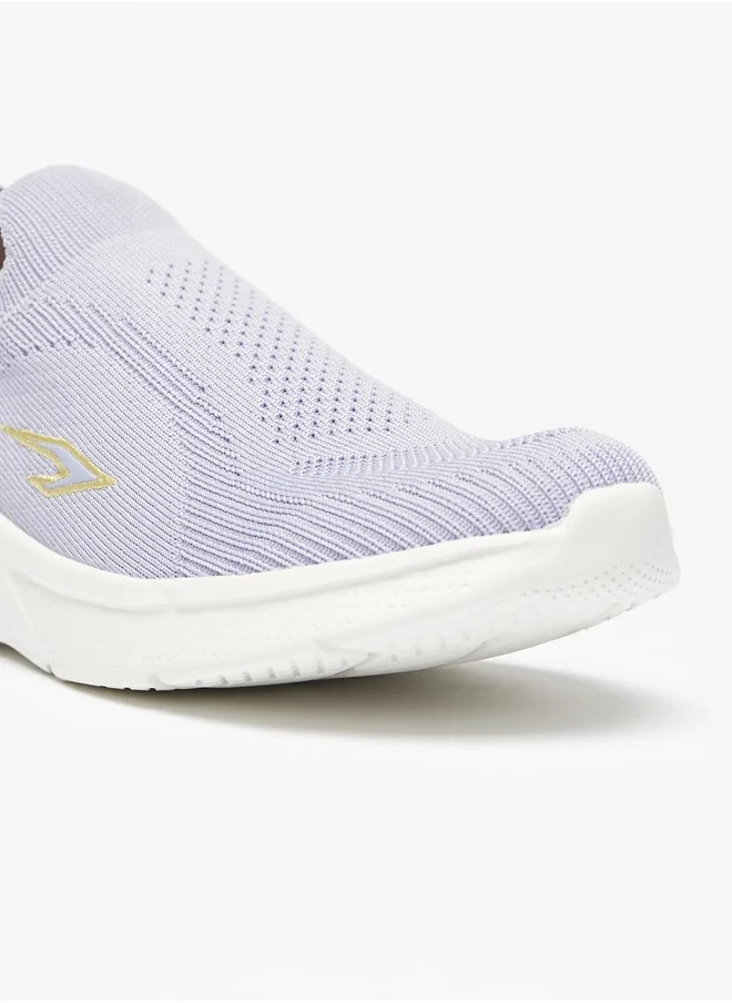 Dash Girls Textured Slip-On Sports Shoes