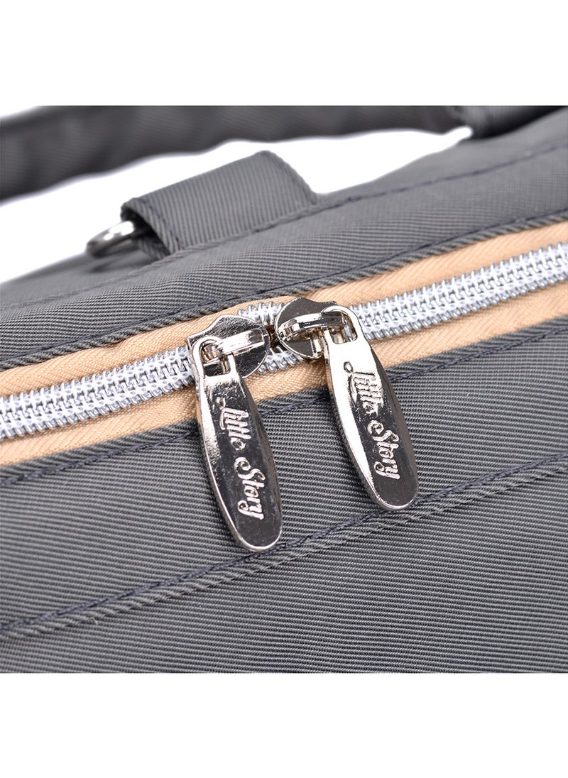 Little Story - Ace Diaper Bag - Grey - Image 1