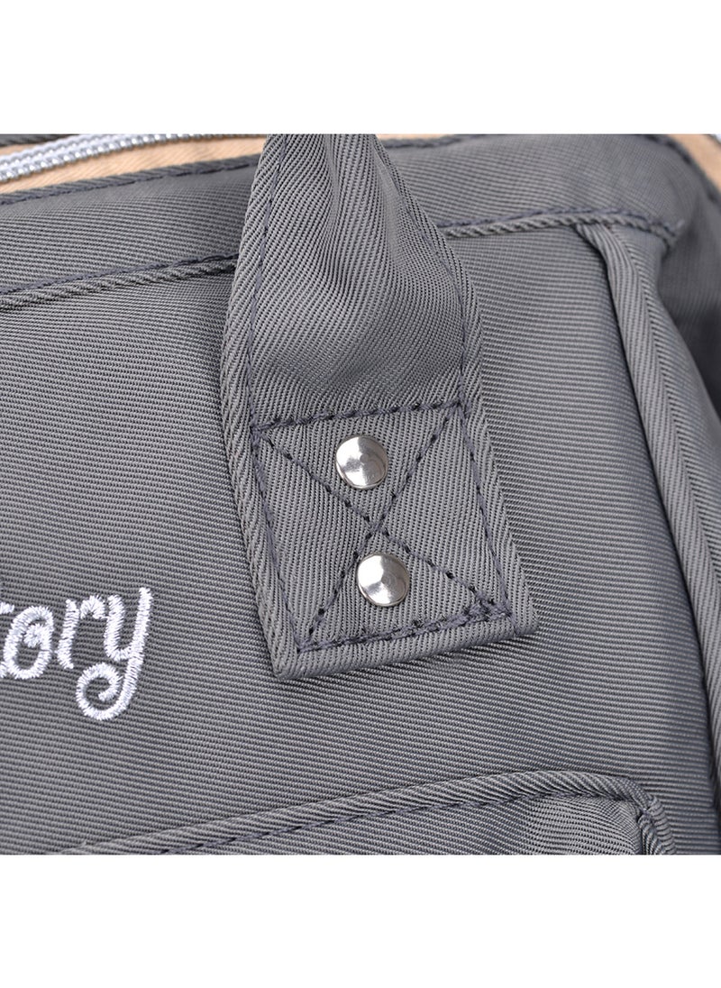 Little Story - Ace Diaper Bag - Grey - Image 1