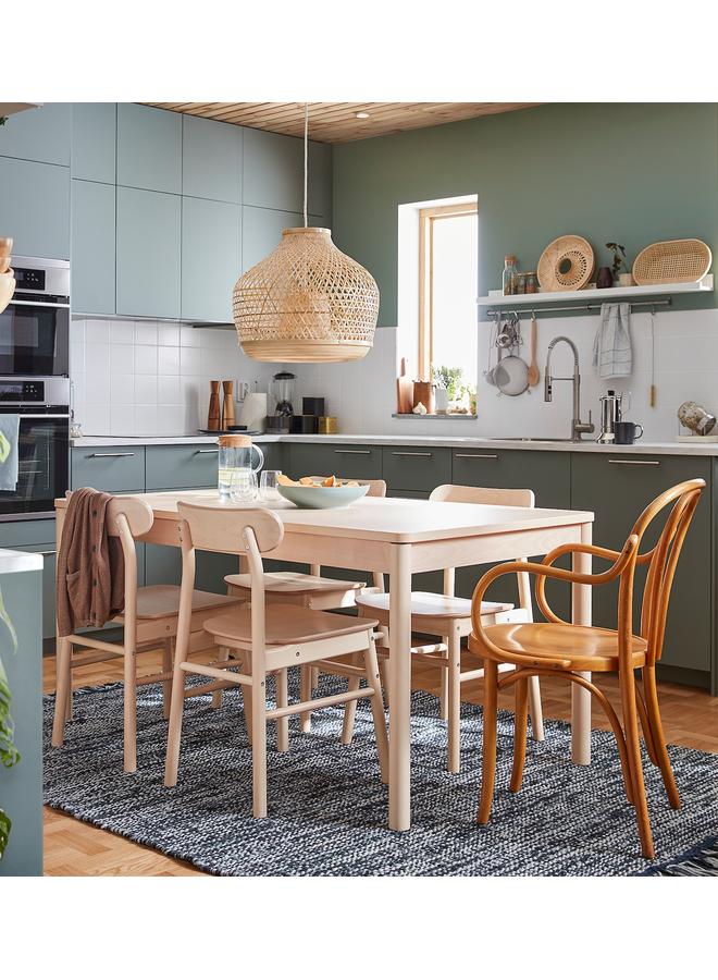 زبون مصباح معلق، من الخيزران/صناعة يدوية، 45 سم - Image 3