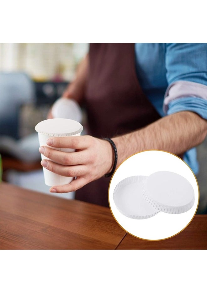 SYOSI - 100pcs Disposable Paper Cup Covers - Image 1