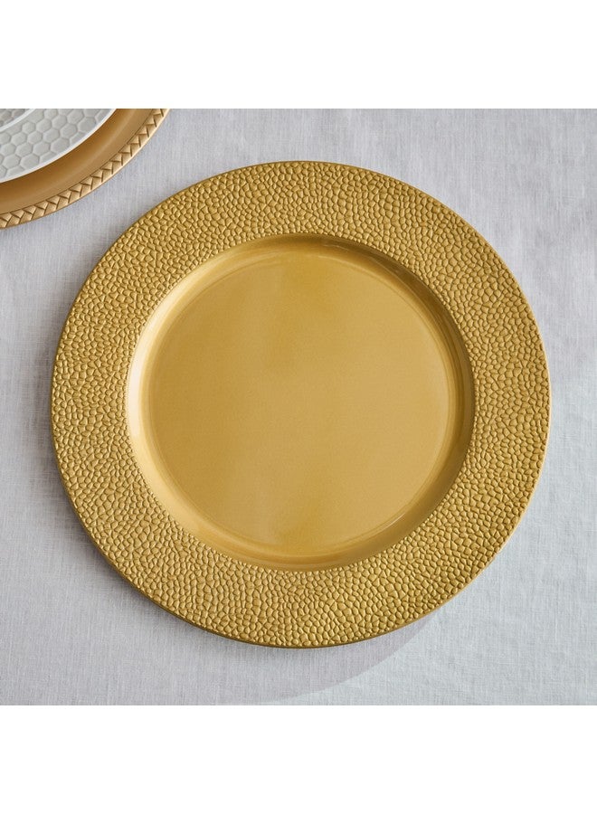 Home Box Naz Hammered Charger Plate 33 x 2 x 33 cm - Image 2