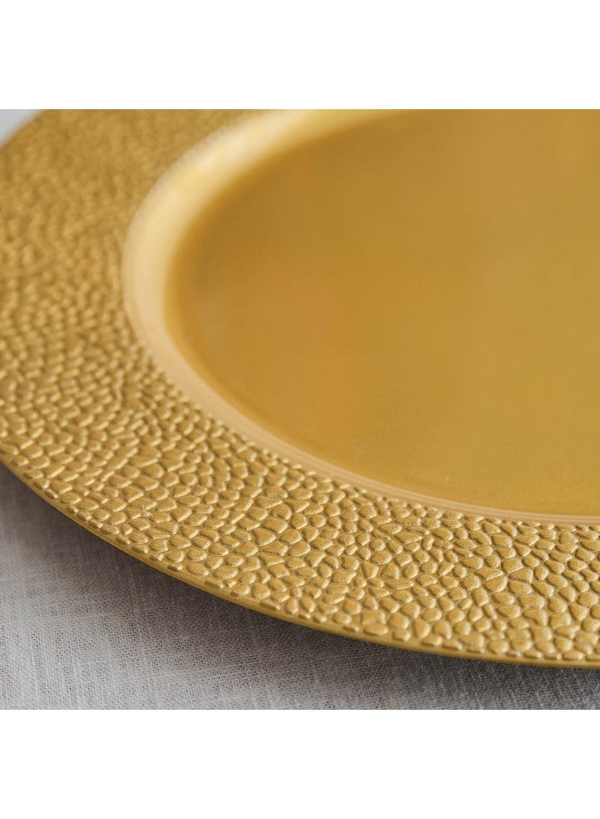 Home Box Naz Hammered Charger Plate 33 x 2 x 33 cm - Image 3