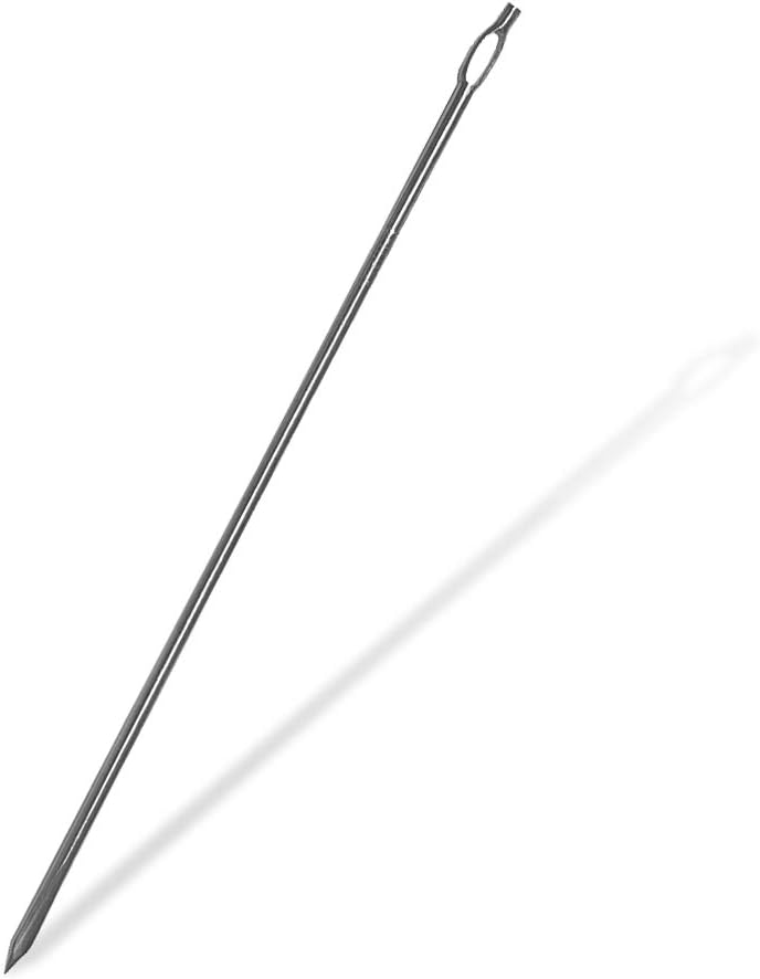 SPITJACK 7" Trussing Needle SS for Whole Hog, Pig, Lamb, Roast Beef & Turkey (1) - Image 1