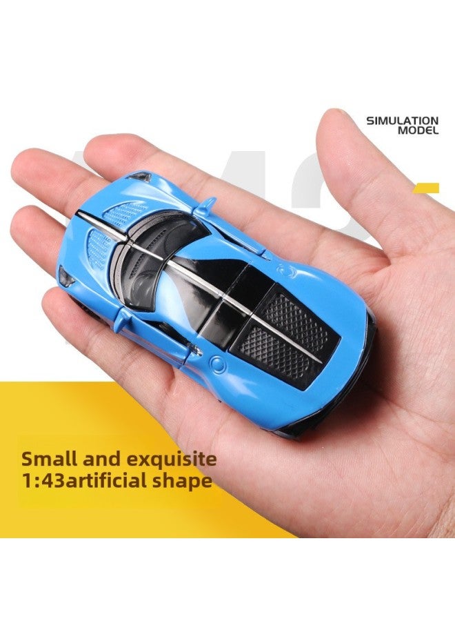 [bag] 1:43 Alloy Car Car Model Boy Children's Toy Car Doll Machine Ornaments Gift Wholesale-Color:1:43 Cayenne Track Version Green (bubble Bag)  - Image 5