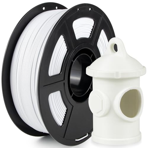 iSANMATE ASA Filament 1.75mm White 1KG, UV & Weather Resistant 3D Printer Filament Perfect for Outdoor Functional Parts, Dimensional Accuracy +/- 0.02mm, 1kg Spool (2.2lbs) - Image 1