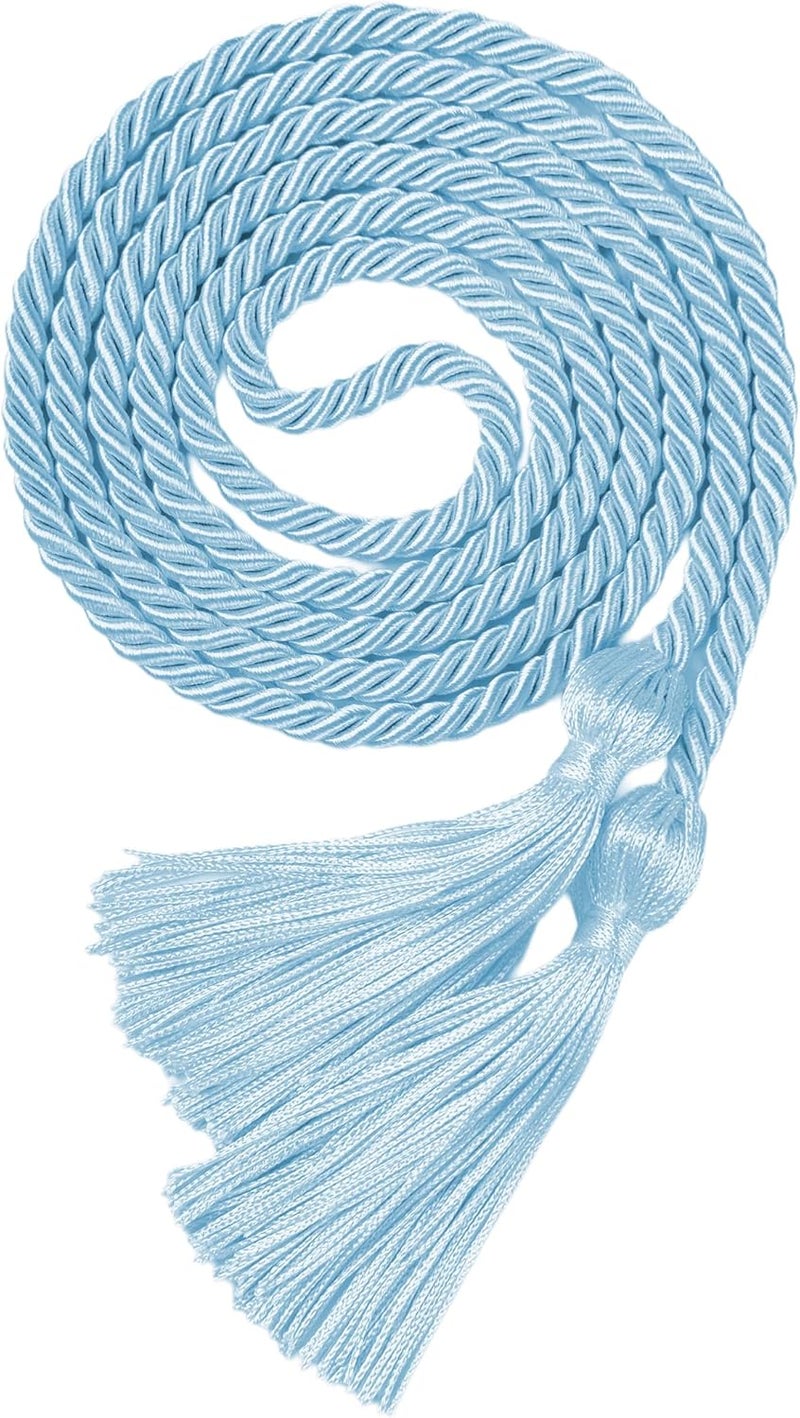 UIALECG Graduation Honor Cords, 68" Long (Sky Blue) - Image 1