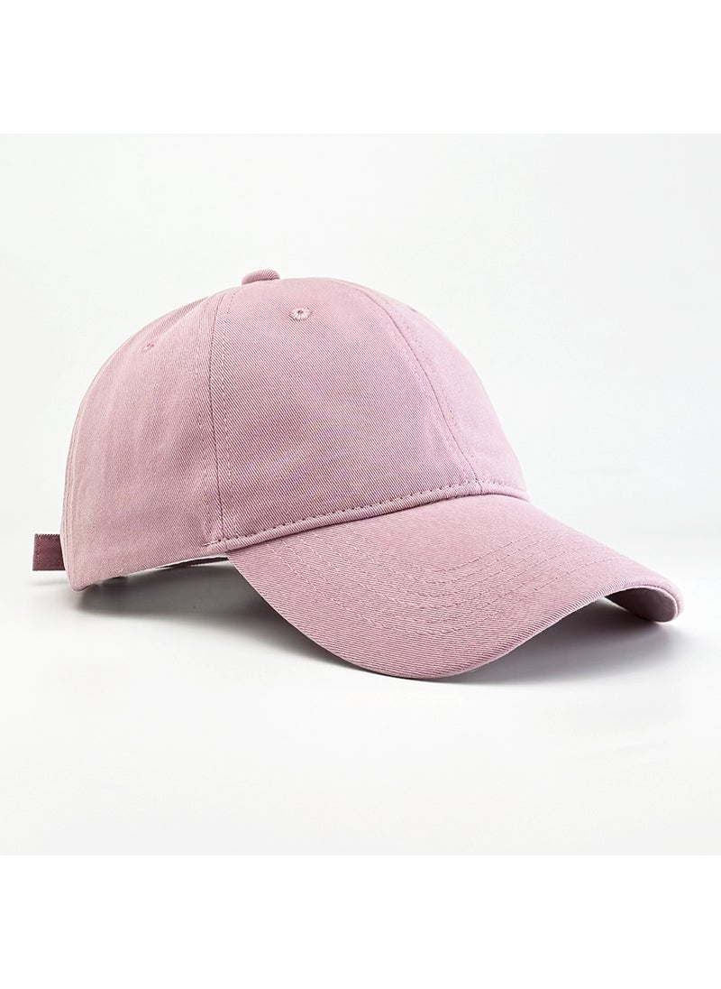 Generic - Premium Cotton Duck Cap Unisex Summer Sun Hat Lotus root color - Image 1