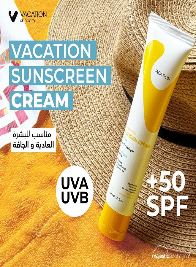 Vacation Broad Spectrum Sunscreen Cream SPF 50+ 60ml - Image 4