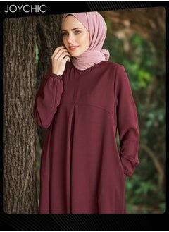 Joychic Women Chiffon Abaya Muslim Prayer Clothes Islamic Maxi Kaftan Elegant Loose Cardigan Islamic Kaftan without Hijab  - Image 2