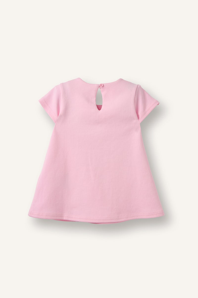 DeFacto Pink BabyGirl Girl Dress Casual - Image 3