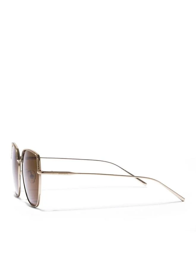 30Sundays SAGE Women Brown Sunglasses - Frame Material: Metal - Lens Color: Brown- Frame Color: Gold - Full Rim