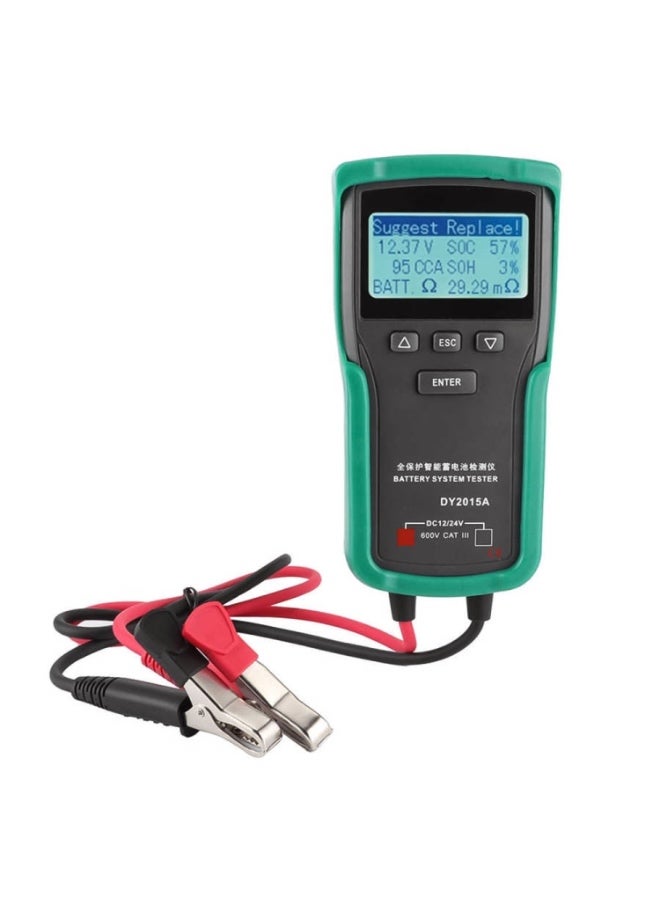 DUOYI DY2015A Car 12V 24V Digital CCA Load Battery Charging Digital Capacity Tester - Image 1